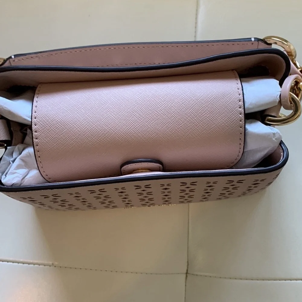 Michael Kors pink stencil flower bag